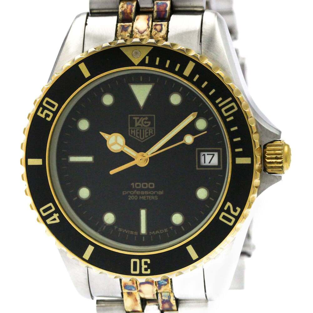 TAG HEUER 1000 Professional Gold Plated Steel Watch 980.020